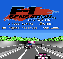 Formula 1 Sensation screenshot 5 for NES
